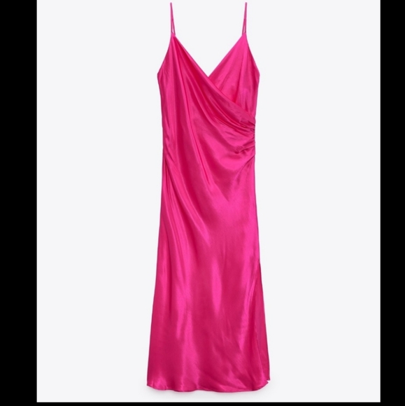 Zara Draped Lingerie Dress - Picture 1 of 7